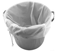 Système Brew in a Bag 55,9 x 66 cm pour brassage BIAB tous les grains réutilisable en nylon avec coutures renforcées à double couture