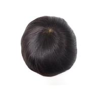 Système capillaire lisse, prothèse respirante en dentelle intégrale for homme, toupet cheveux humains Confortable(#1b)