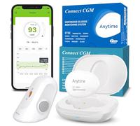 Système CGM de Suivi du Glucose - Transmetteur avec 1 Capteur, Utilisation jusqu’à 14 Jours, Alertes Intelligentes, Port Confortable, Partage des Données