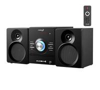 Système compact HiFi stéréo Bluetooth | Mini chaîne CD USB AUX FM 30 mémoires LED