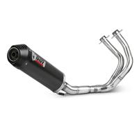 SYSTÈME COMPLET 2x1 MIVV OVAL Carbone Cap KAWASAKI Versys 650 2021 > 2023