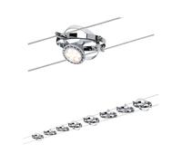Système complet d'éclairage sur câble Paulmann Cardan 94153 GU5.3 80 W chrome,