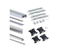 - Système coulissant pour armoires à portes coulissantes et roulement inférieur Vall