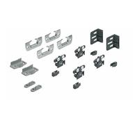 Hettich Hettich MB Set de ferrures porte coulissante, SysLine S 9134311, 2 pces, 15 kg, pour portes affleurantes Quantité:1