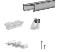 Système coulissant SLID'UP 100 pour 2 portes de placard - rail 1,5 m - 9 kg