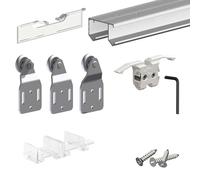 Système coulissant SLID'UP 110 pour 2 ou 3 portes de placard - rail 1,94 m - 45 kg