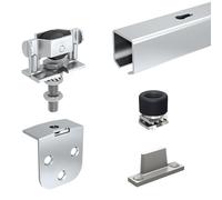 Système coulissant SLID'UP 1200 pour 1 porte extérieure - rail 1,95 m acier galvanisé - 40 kg