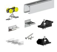 Système coulissant SLID'UP 160 pour 2 portes - 2 rails 1,5 m - 60 kg