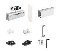 Système coulissant SLID'UP 190 pour porte en verre - rail 1,94 m - 100 kg