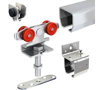 Système coulissant SLID'UP 2000 pour 1 porte extérieure 27 mm max - rail 1,95 m acier galvanisé - 60 kg