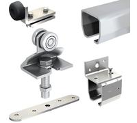 Système coulissant SLID'UP 2000 pour 1 porte extérieure 40 mm max - rail 1,95 m acier galvanisé - 140 kg