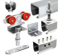 Système coulissant SLID'UP 2000 pour 1 porte extérieure 50 mm max - rails 2 x 1,95 m acier galvanisé - 60 kg