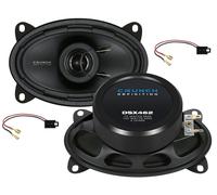 Système CRUNCH DSX462 4x6 150 x 100 mm VW Polo, Golf 2 arrière + fiche adapta...