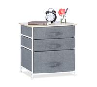 Système d’étagère avec tiroirs meuble de rangement pliable commode moderne