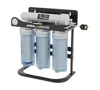 ARKA myAQUA 400, système d'osmose Inverse - jusqu'à 400 l/Jour - avec Pompe de surpression - Filtre à Eau et adoucisseur, élimine jusqu'à 99% des sels, polluants et bactéries