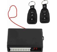 Système d'accès sans clé à la voiture 3 boutons Kit de télécommande de verrouillage universel de porte de voiture avec indicateur LED