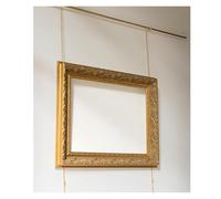 Système d'accrochage de Tableaux en Laiton, Rails Personnalisables pour musées, Bureaux et galeries d'art, sans Clous, avec Support (130 cm / 4,3 pi)