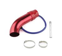 Système D'admission D'air Froid Universel En Aluminium 3'' 75 Mm Pour Voiture Tube D'induction Turbo Couleur Argent Noir Rouge Entrées D'air(Rouge)