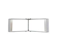 Système d'affichage de référence à montage mural, Organisateur de fichiers mural suspendu, A4, porte-fichiers d'affichage, dossiers(Gray)