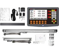 Système d'affichage numérique, capacité 3 axes, résolution 0,005 mm, longueur d'échelle 70-1020 mm, kit DRO 2 axes