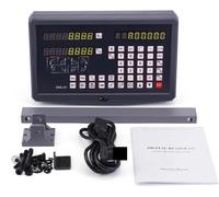 Système d'affichage numérique SNS Series DRO Compatible Multi-Axes avec échelle linéaire, Signal TTL pour fraiseuse CNC et Tour, Fonctions de Mesure complètes, Conception Industrielle,SNS-2V