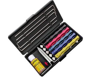 Système d'affûtage de couteaux Lansky Deluxe 5 pièces. LKCLX