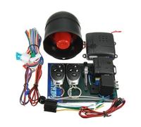 SystèMe D'alarme Antivol Voiture Système d'alarme de voiture universel à 1 voie, système Protection du véhicule, sécurité, sirène d'entrée sans clé + 2 alarmes anti-cambriolage télécommande
