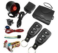 SystèMe D'alarme Antivol Voiture Système de sécurité voiture système d'alarme d'entrée sans clé automatique antidémarrage avec sirène for véhicule verrouillage porte Central