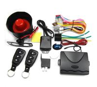 SystèMe D'alarme Antivol Voiture Système de sécurité voiture système d'alarme d'entrée sans clé automatique antidémarrage avec sirène for véhicule verrouillage porte Central