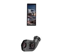 Système D'alarme BSD Voiture avec Enregistrement Vidéo DVR Caméra Vision Latérale AHD 2 Canaux Compatible Camions Bus Camera Arrière(Add Left Camera)
