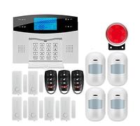 Système d'alarme de sécurité à domicile sans fil GSM for l'application Tuya avec détecteur de mouvement Compatible, Extensible(G2BW5)