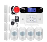 Système D'alarme De Sécurité Domestique Intelligent, Wi-fi, Fil Sans Fil, GSM, Avec Capteur De Mouvement, Détecteur De Fumée Pour villa, entrepôt(G2BT6)