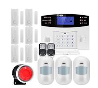 Système D'alarme De Sécurité Domestique Intelligent, Wi-fi, Fil Sans Fil, GSM, Avec Capteur De Mouvement, Détecteur De Fumée Pour villa, entrepôt(G2BT5)