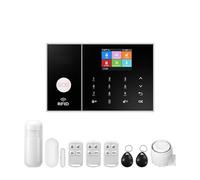 Système D'alarme De Sécurité WiFi for La Maison Et L'entreprise, Travail Contrôle avec Application Tuya Smart Life Multilingue Surveillance à Distance(C)