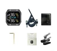 Système d'alarme de surveillance de la pression des pneus de moto IP65 sans fil, convient à tous les modèles avec transmission de données fiable (intégré)