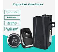 Système d'alarme de Voiture 12 V avec entrée sans clé Passive PKE, Moteur d'arrêt de démarrage à Un Bouton, démarreur télécommandé et Verrouillage Central Automatique, sécurité