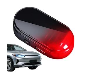 Système d'alarme de voiture à énergie solaire - Recharge par énergie solaire avec port USB | Feu d'avertissement et de sécurité clignotant - pour berline, camion, caravane, garage, stationnement de nu