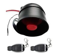 Système d'alarme de Voiture pour la prévention du vol avec Son, système d'alarme pour la sécurité de la Voiture,Dispositif antivol de sirène d'alarme de Voiture 12 V | Système d'alarme sonore Fort et