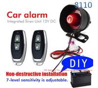 Système d'alarme de Voiture Universel 12 V, Dispositif de Protection de sécurité Automobile avec Volume sonore de 125 DB, Connexion de Batterie Non Destructive pour SUV, Petite