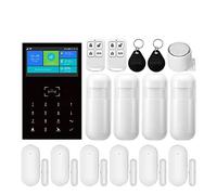 Système d'alarme Domestique Intelligent Tuya Support d'alarme Domestique sans Fil à la Maison avec des alarmes de sécurité d'affichage d'humidité de la température(H)
