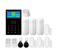 Système d'alarme Domestique Intelligent Tuya Support d'alarme Domestique sans Fil à la Maison avec des alarmes de sécurité d'affichage d'humidité de la température(F)