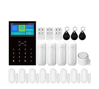 Système d'alarme Domestique Intelligent Tuya Support d'alarme Domestique sans Fil à la Maison avec des alarmes de sécurité d'affichage d'humidité de la température(I)