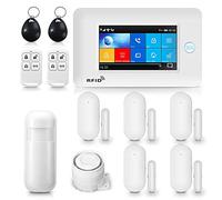Système D'alarme Domestique sans Fil, WiFi, GSM, 4G, Composeur, 100 Zones, Application (Smart Life - Tuya), Compatible Google Home et Alexa