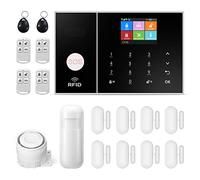 Système D'alarme Domestique sans Fil, WiFi, GSM, 4G, Composeur, 100 Zones, Application (Smart Life - Tuya), Compatible Google Home et Alexa