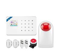 Système d'alarme for cambrioleur domestique, GSM, unité centrale, panneau d'alarme, contrôle intelligent par application, avec détecteur de mouvement Pour villa, entrepôt(KIT 2)