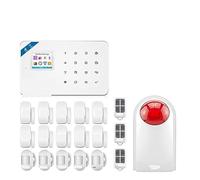 Système d'alarme for cambrioleur domestique, GSM, unité centrale, panneau d'alarme, contrôle intelligent par application, avec détecteur de mouvement Pour villa, entrepôt(KIT 3)