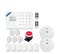 Système D'alarme GSM W181, Kit Domestique Tuya, Détecteur De Mouvement Intelligent, Capteur De Porte, Sirène, Caméra IP Pour villa, entrepôt(KIT 3)