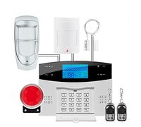 Système d'alarme Intelligente Tuya WiFi Alarme de cambrioleur de Fil sans Fil Home GSM Système d'alarme avec capteur de Mouvement de fumée de sécurité à Domicile(G2BW7)