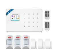 Système d'alarme, Kit De Système D'alarme Intelligent, GSM, Tuya, for Maison Intelligente, 433Mhz, Sécurité sans Fil, Caméra IP, Capteur Mouvement Anti-Animaux(W181 GSM Tuya Kit 1)