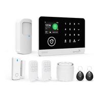 Système d'Alarme pour la Sécurité de la Maison, Système d'Alarme de Sécurité de la Maison Intelligente, Kit de 8 Pièces pour la Sécurité des Personnes âgées et des Enfants, Alerte Téléphonique